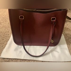 Coach Tyler Carryall in color Wine